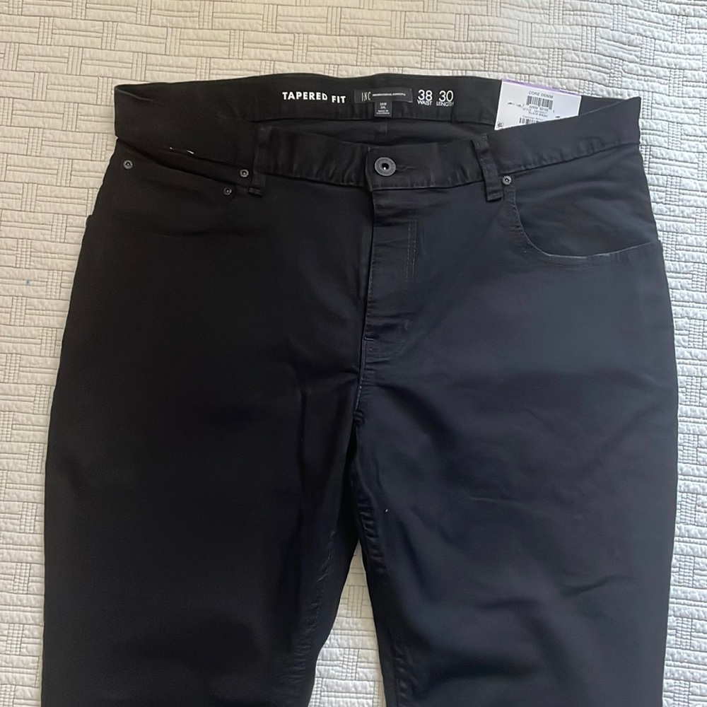 INC International Concepts Mens Black Jeans W38 L30